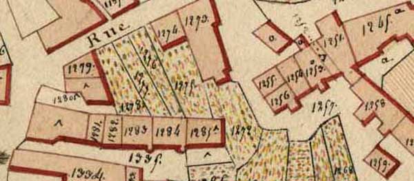 extrait du cadastre de 1819