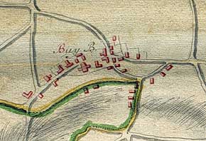 Extrait du plan du comté de Sancerre