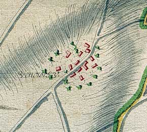 Extrait du plan du comté de Sancerre