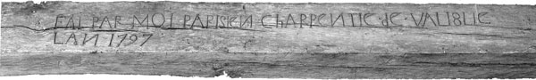 Détail de la charpente