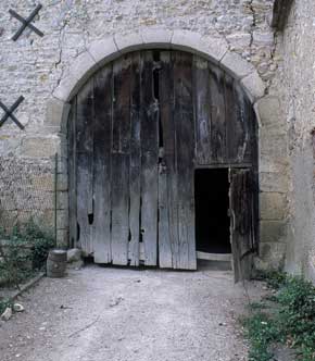 Porte charretière en pignon