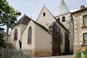 Vue du chevet de la sacristie