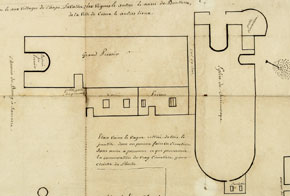 Extrait du plan terrier