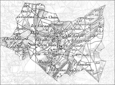 Carte d'état-major de 1847