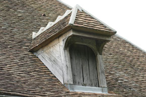 Détail d'une lucarne