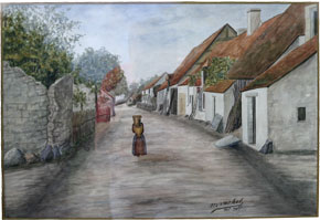 Vue du chemin de Chavignol